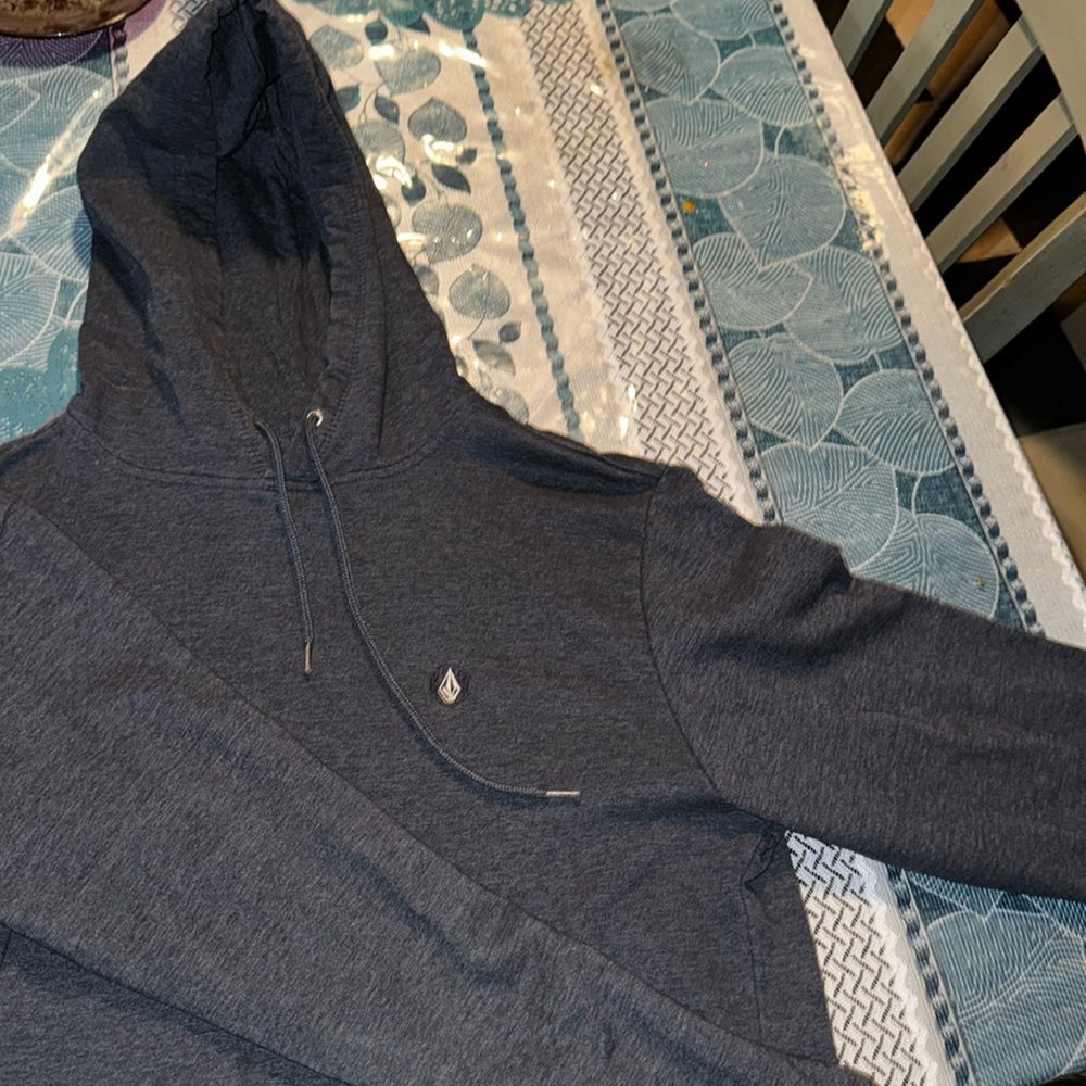 Blue/grey volcom men’s hoodie size M/medium